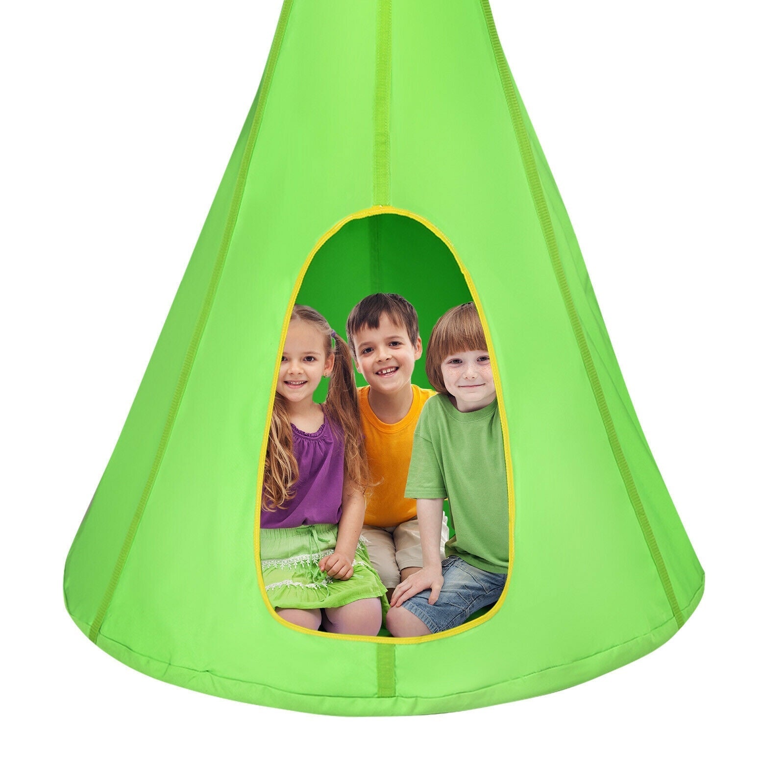 32 Inch Kids Nest Swing Chair Hanging Hammock Seat for Indoor Outdoor