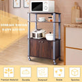 Microwave Rack Stand Rolling Storage Cart