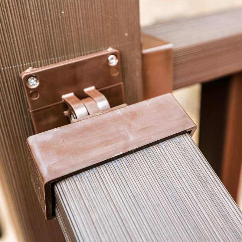 6-ft x 42-in Composite Railing Kit - Durable, Easy to Install & Low-Maintenance