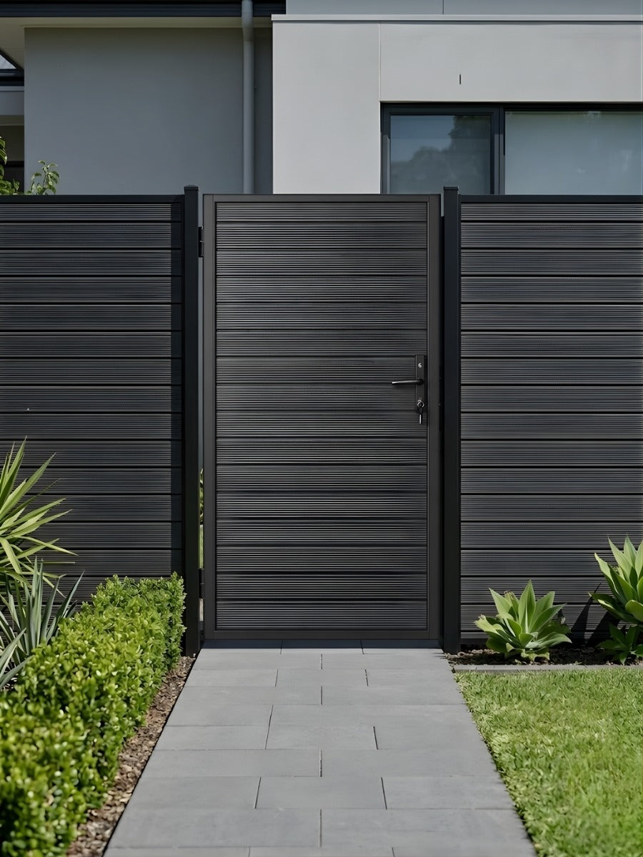 Aluminum Premium Fence Gate 4x6 – Modern, Heavy Duty, Full Privacy