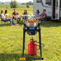 Propane Camping Stove 80000 BTU Single Burner with Regulator