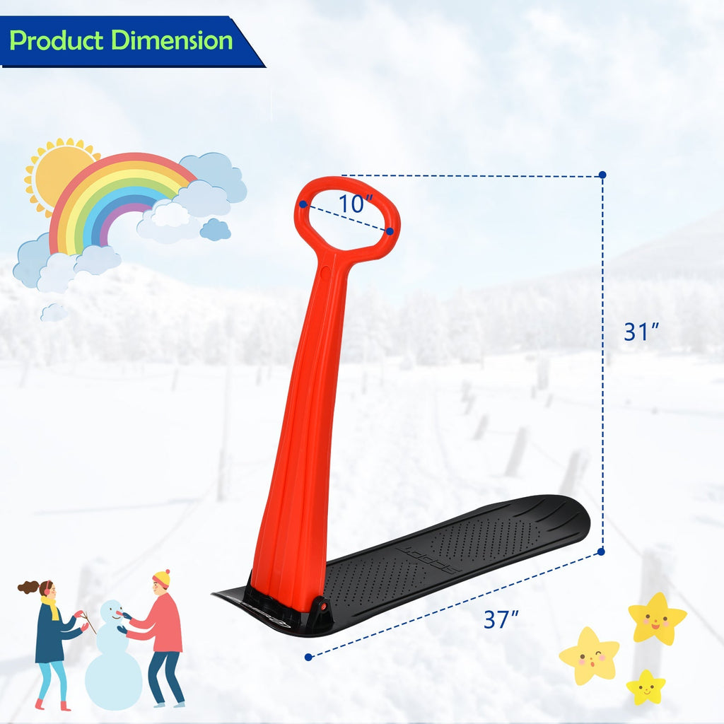 1-Rider Snow Scooter with Grip Handle