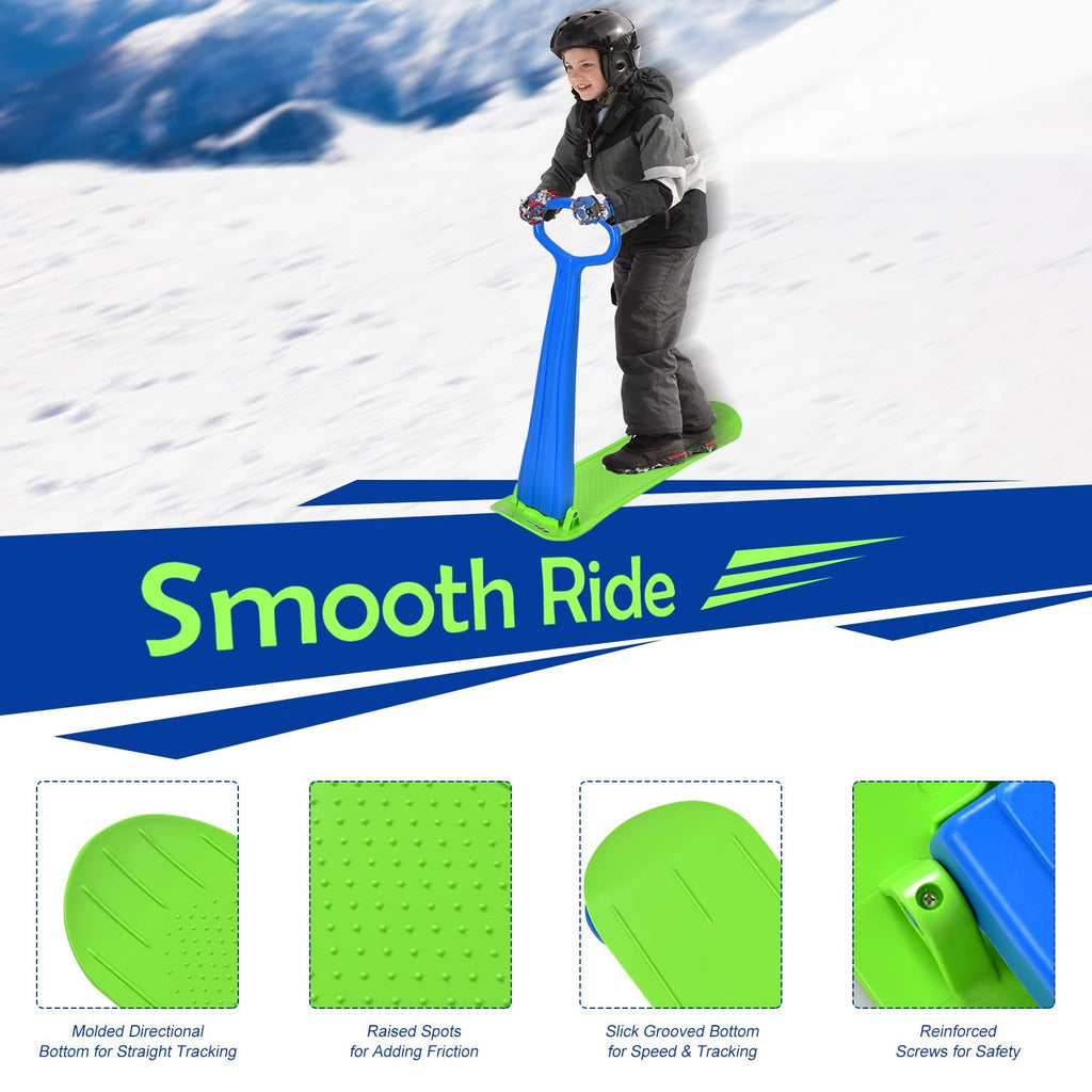 1-Rider Snow Scooter with Grip Handle