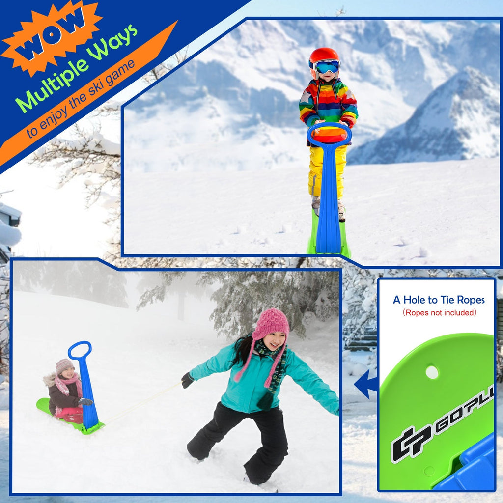 1-Rider Snow Scooter with Grip Handle