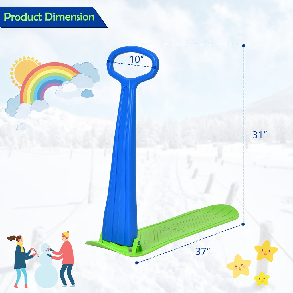 1-Rider Snow Scooter with Grip Handle