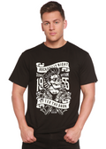 Rockabilly Night Spun Bamboo® Men's Bamboo Viscose/Organic Cotton Short Sleeve Graphic T-Shirt
