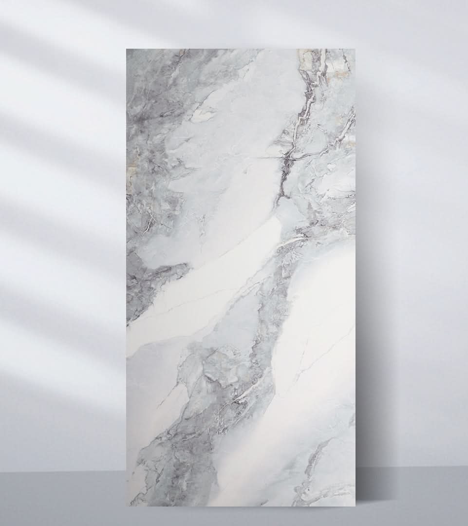 3D Frosted Sky Marble UV Protected PVC Wall Panel - 4x8 ft, Fireproof & Waterproof, (32 sq. ft)