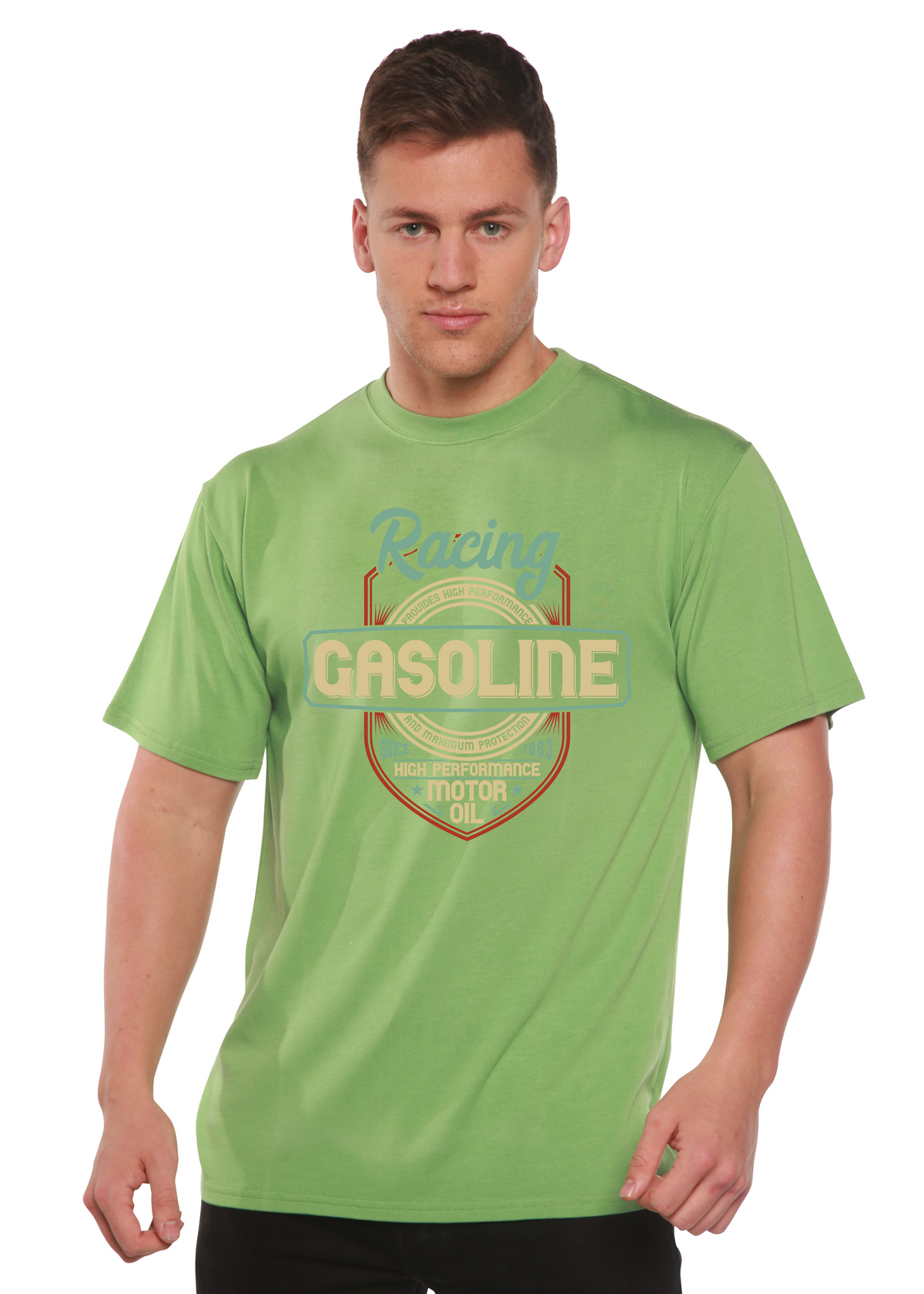 Racing Men's Bamboo Viscose/Organic Cotton Short Sleeve Graphic T-Shirt