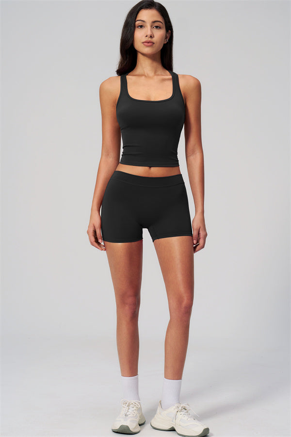 The Revive Crop Top Shorts 2-Piece Set
