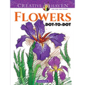 Creative Haven Flowers Dot-To-Dot Coloring Book - Paperback