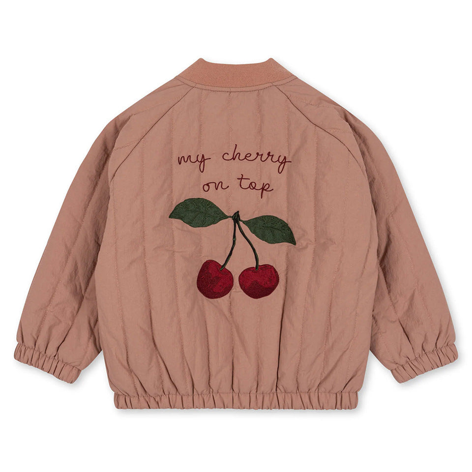 Children's Cotton Clothes Animal Zipper