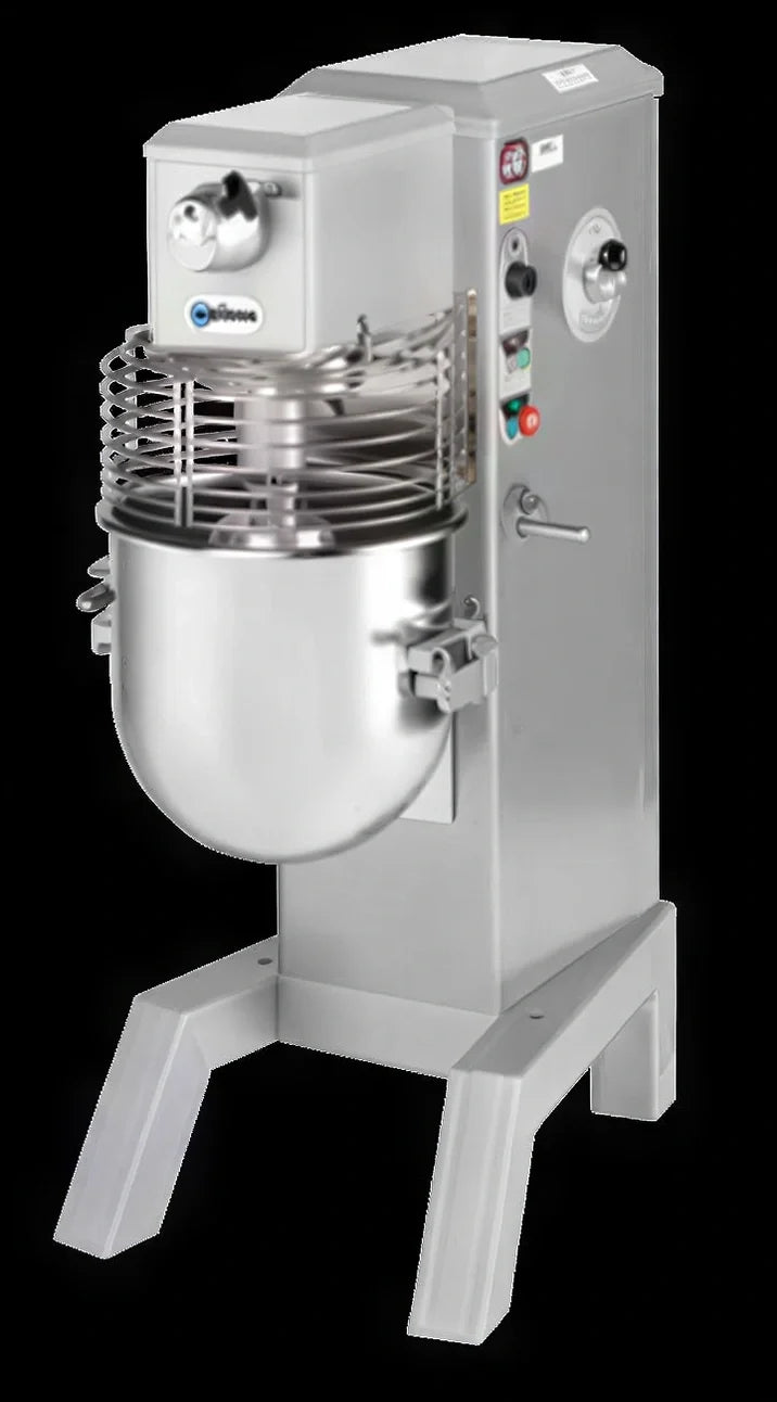 Univex SRM30+ 30-Quart Floor Planetary Mixer with Variable Speed, #12 Hub, Built-In Timer