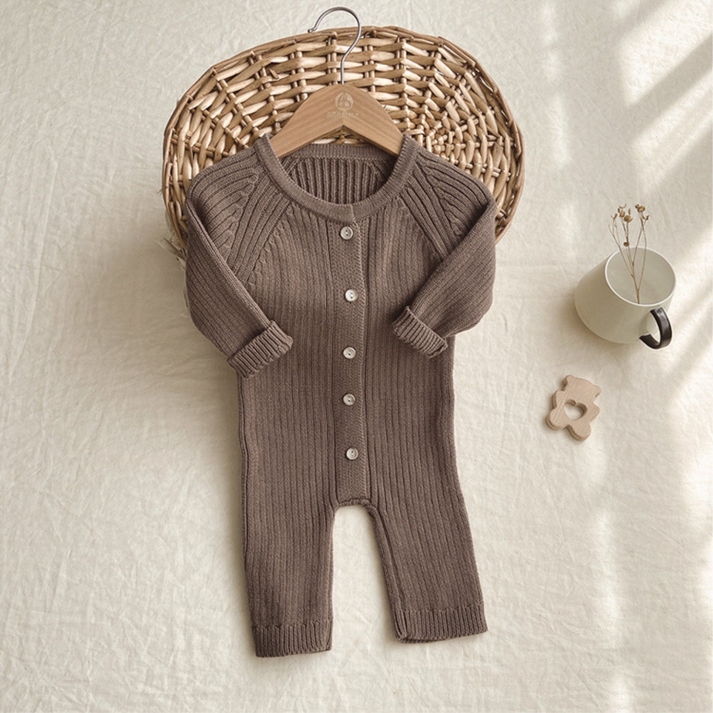 Children's Fart Clothes Romper With Bear Hat