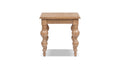 Rosalie 24" End Table with Turned Spindle Legs - Medium Brown