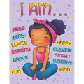 I Am: Positive Affirmations Coloring Book for Black Girls: Self Esteem and Confidence Building Coloring Book with Affirmations for African American Ch - Paperback
