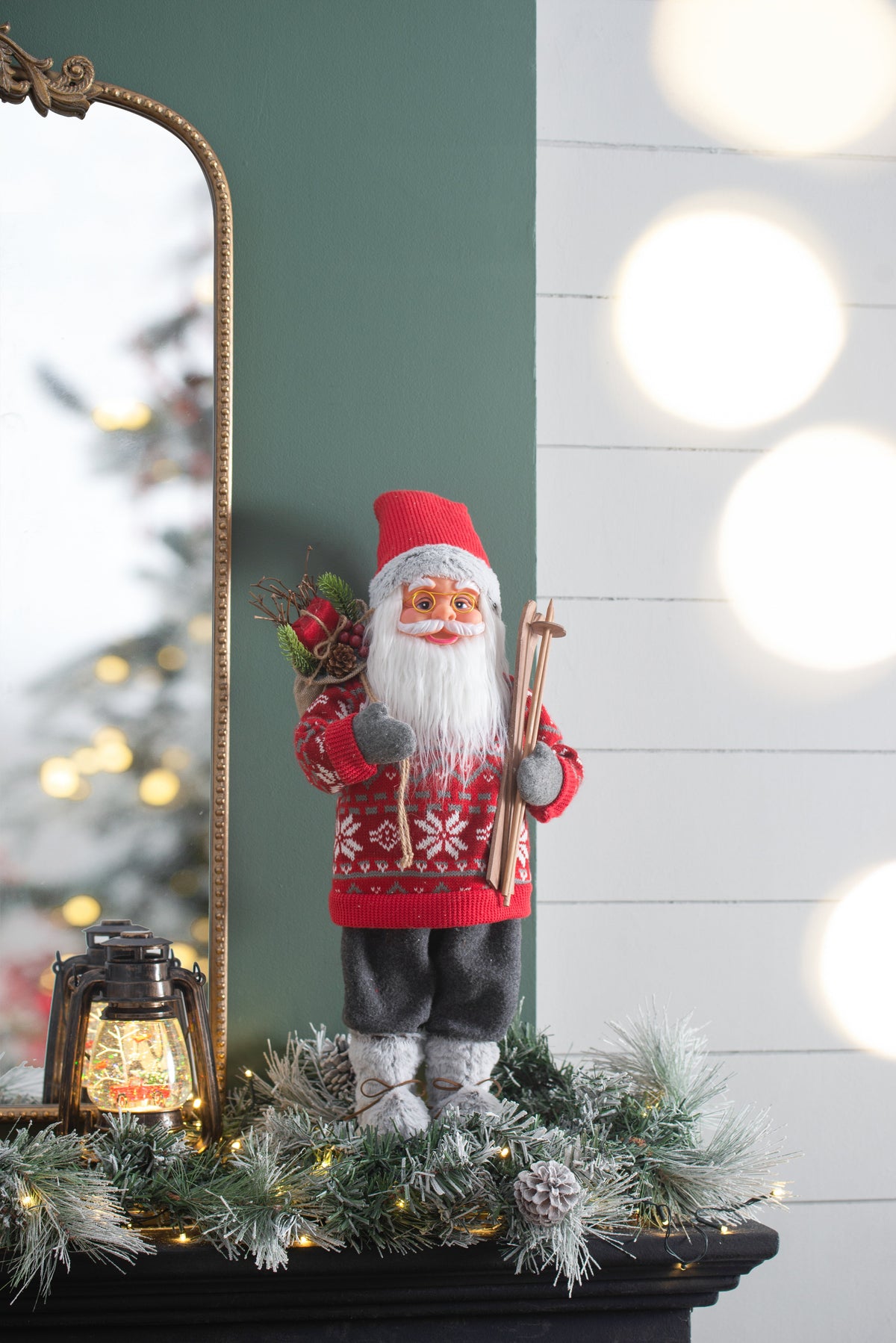 10.6X7.5X23.6" Standing Santa