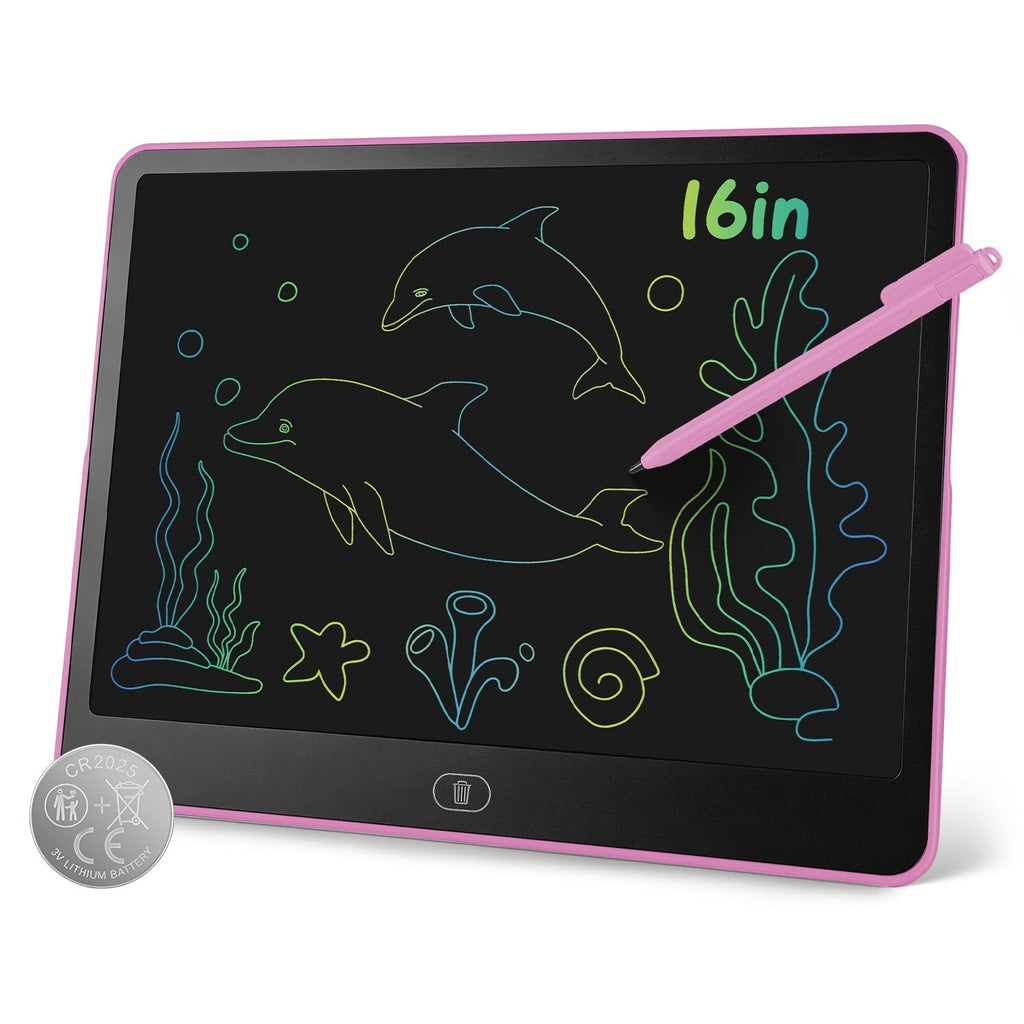 LCD Writing Tablet for Kids with Stylus & Lock Function