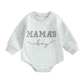 Round-neck Long-sleeve Letter-embroidered Triangle Bodysuit