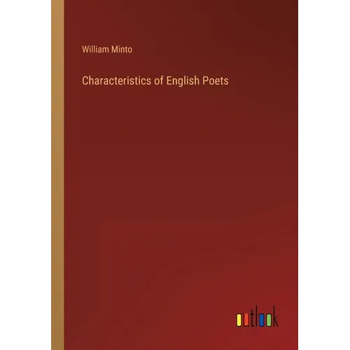 Characteristics of English Poets - Paperback
