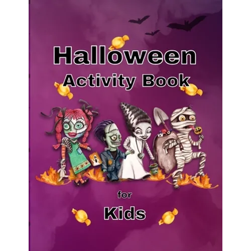 Halloween Activity Book for Kids - Paperback