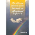 General Worship Bulletin: Glad (Package of 100): Psalm 118:24 (Kjv) - Paperback