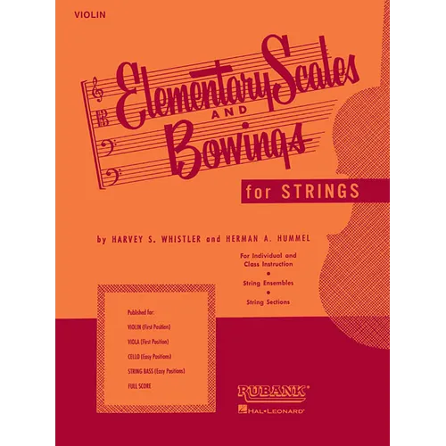 Elementary Scales and Bowings - Violin: (First Position) - Paperback