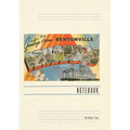 Vintage Lined Notebook Greetings from Bentonville - Paperback
