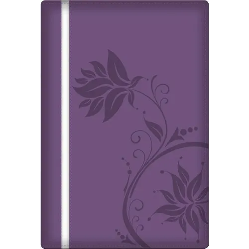 Biblia de la Mujer Conforme Al Corazón de Dios: Duotono Morado - Imitation Leather