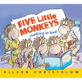 Five Little Monkeys Reading in Bed - Board Book