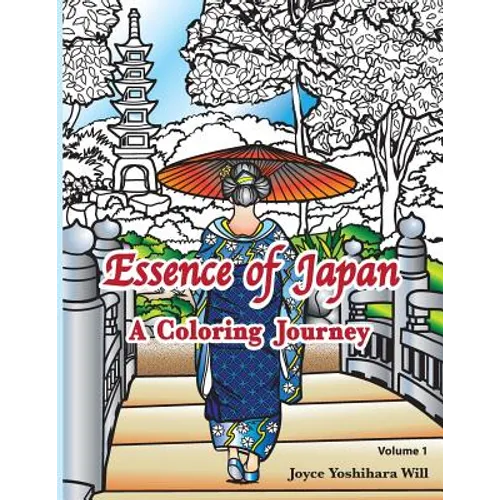 Essence of Japan: A Coloring Journey - Paperback