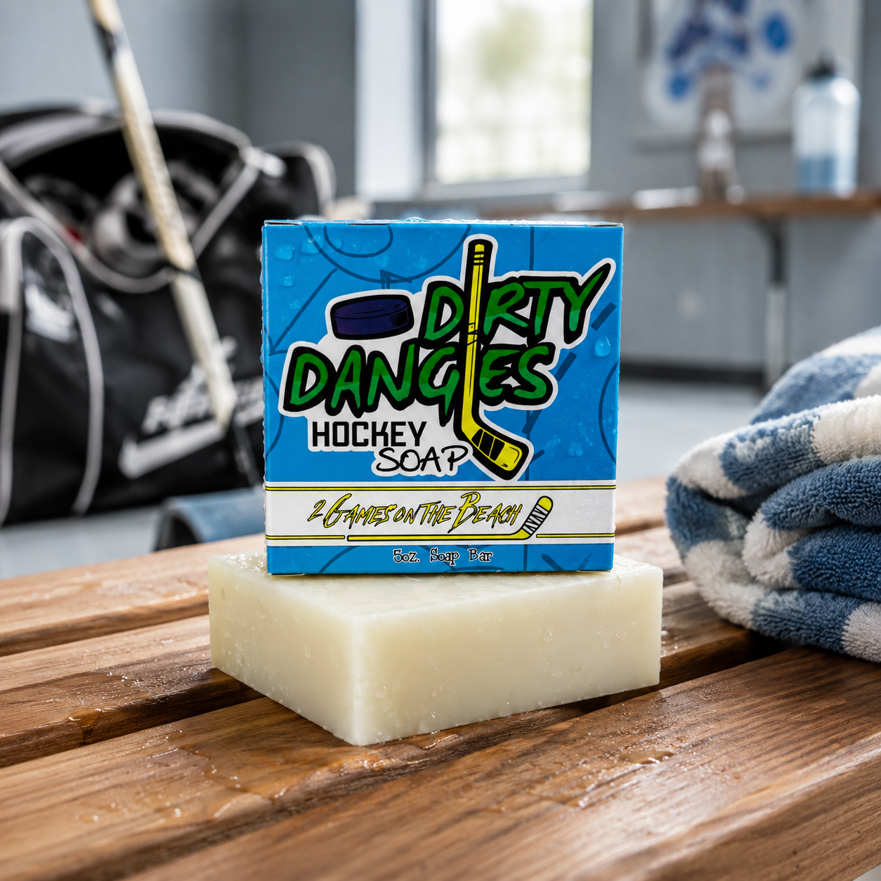 2 Games on the Beach - Hockey Soap Bar