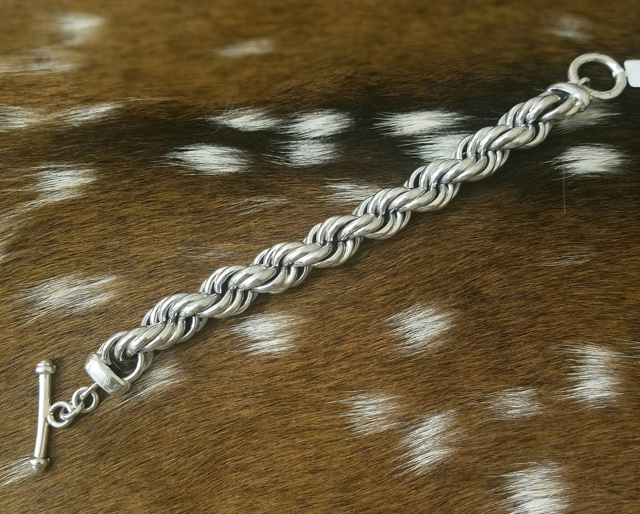 Sterling Silver Twist Bracelet