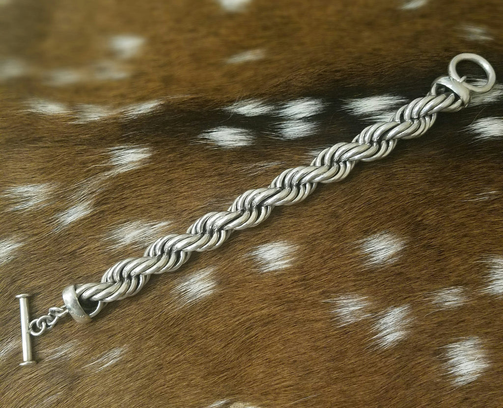 Sterling Silver Twist Bracelet