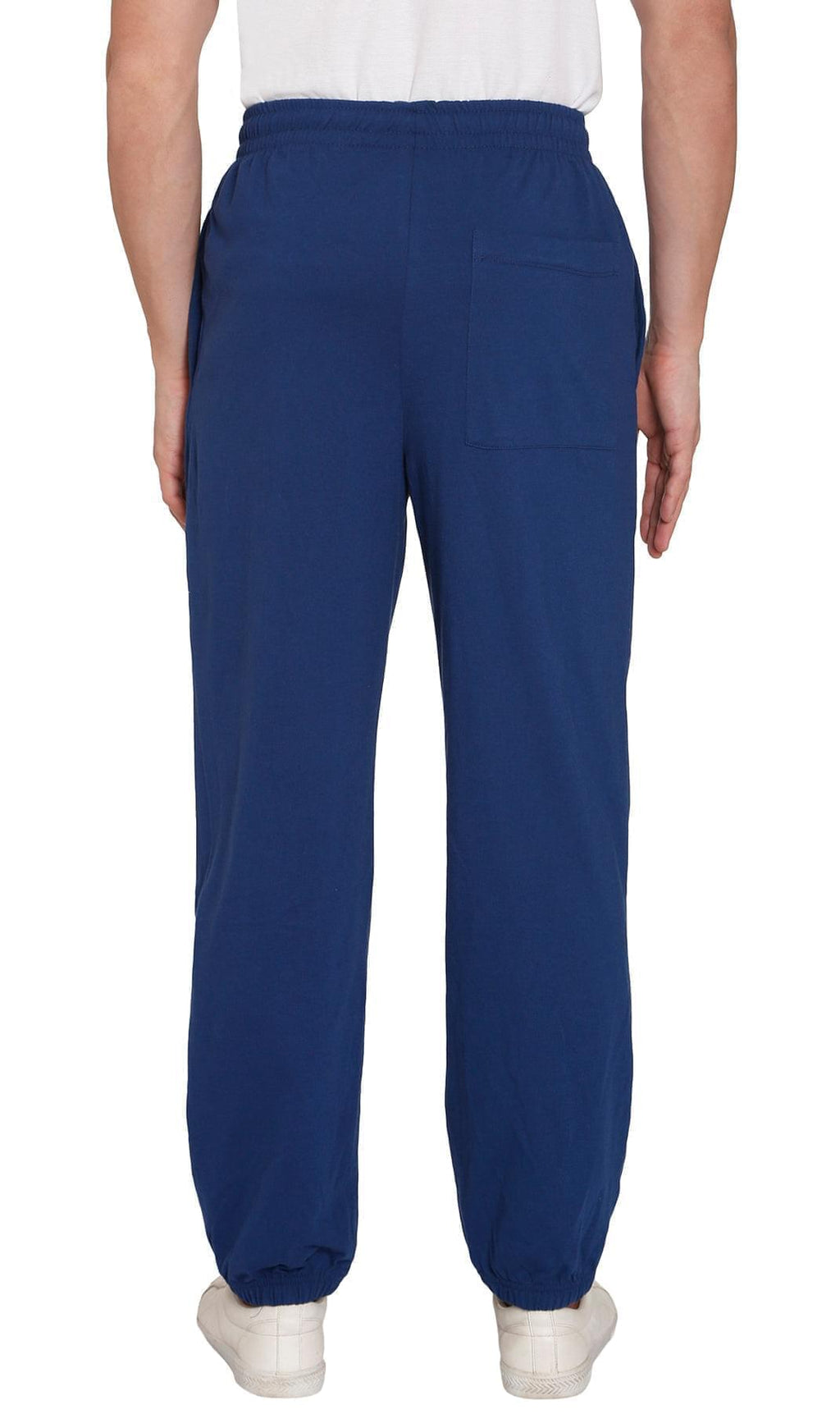 Men's Pull-On Elastic Waist Knit Pants — Relaxed Fit Lounge Pants