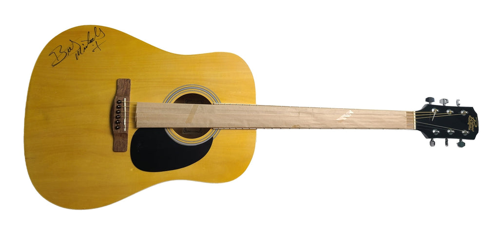 Bret Michaels Poison Signed Rogue Acoustic Guitar