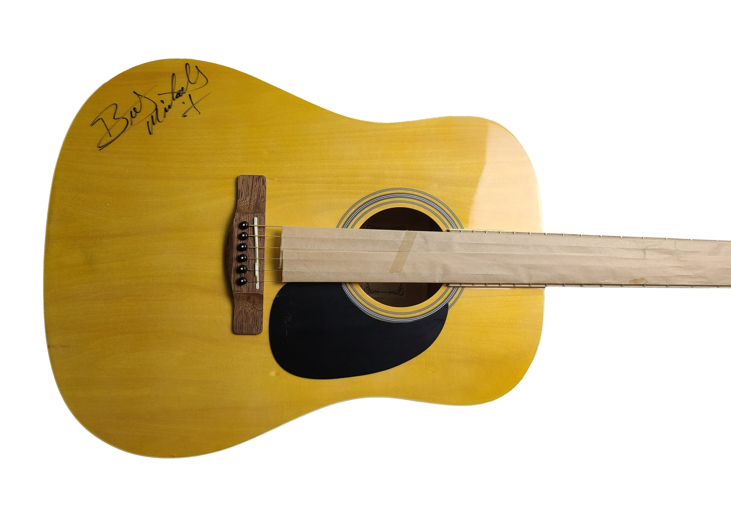 Bret Michaels Poison Signed Rogue Acoustic Guitar