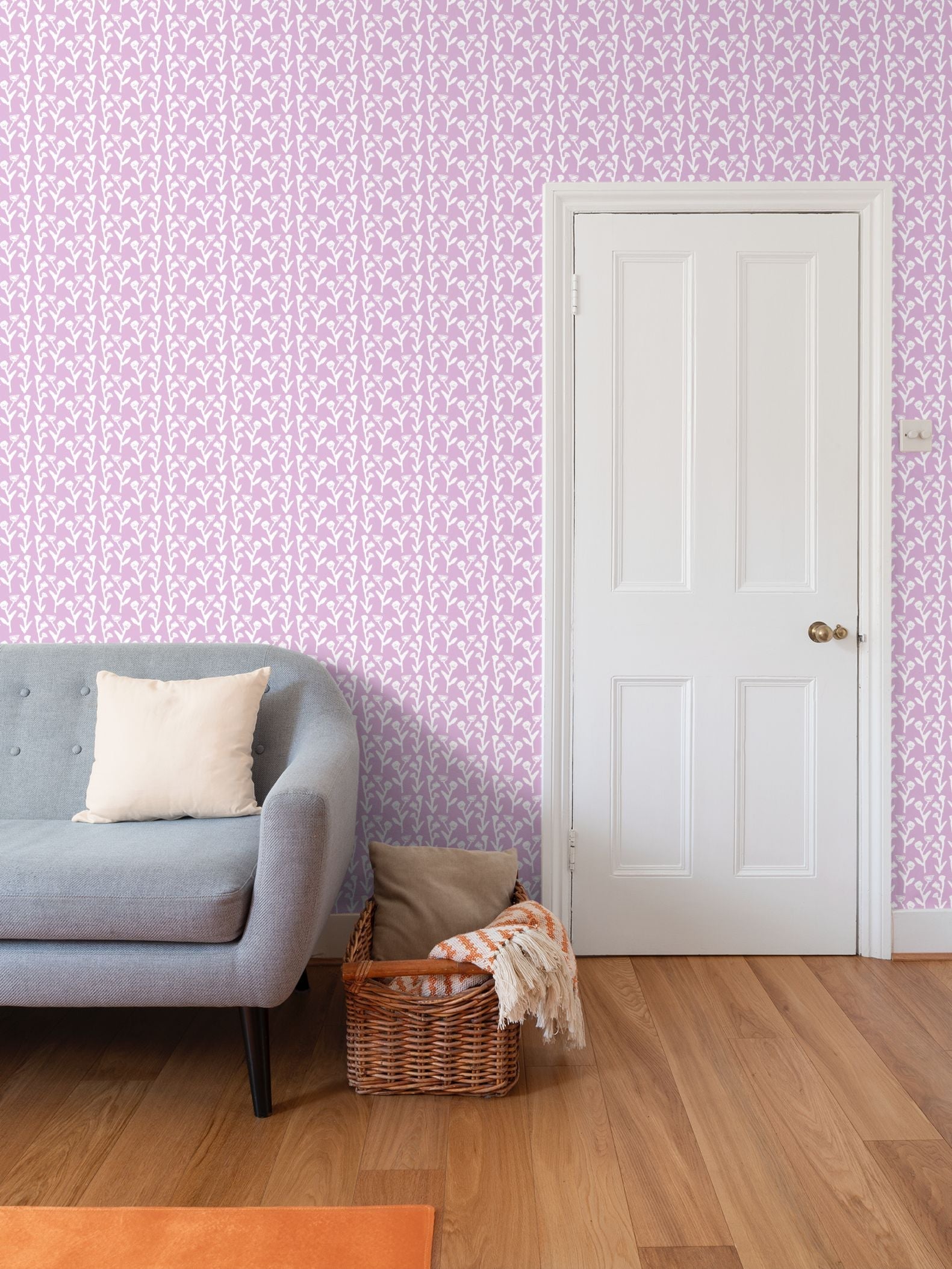Ivy Manor Wallpaper (Lilac)