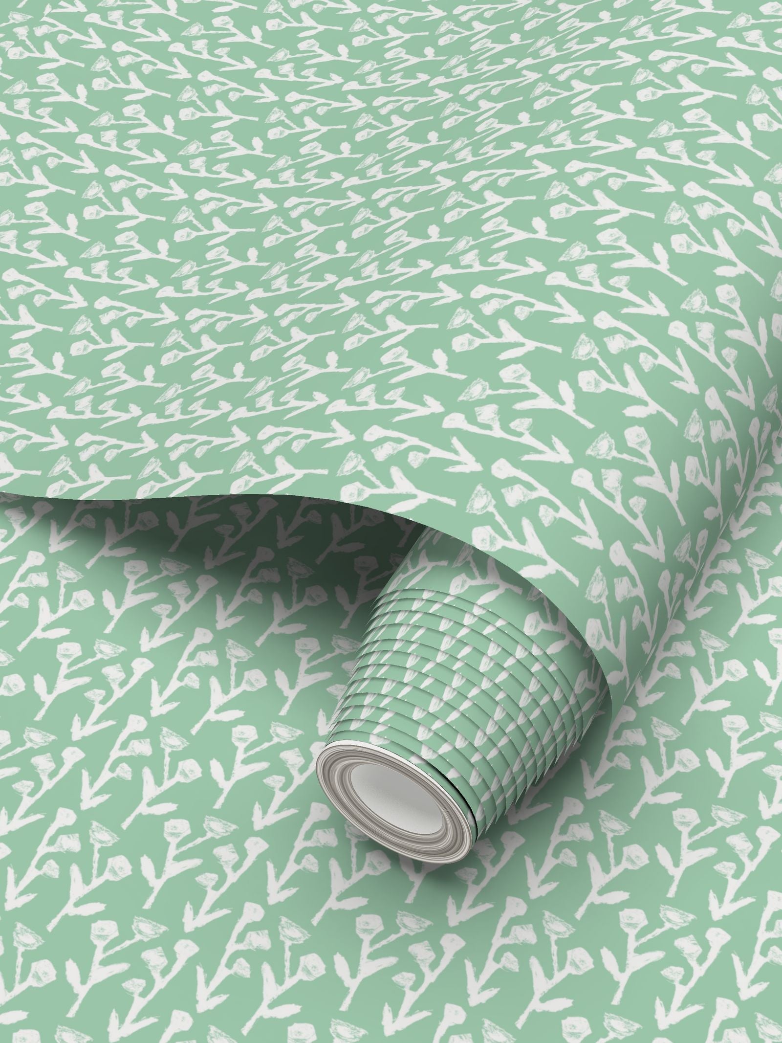 Ivy Manor Wallpaper (Mint)