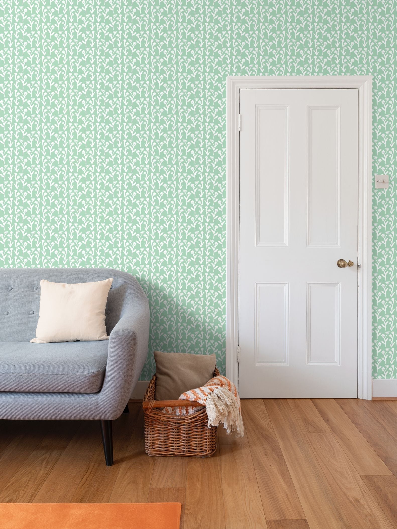 Ivy Manor Wallpaper (Mint)