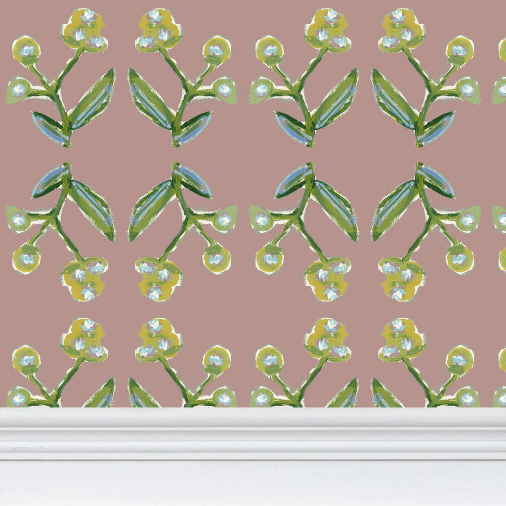 Antonia Wallpaper (Mauve)