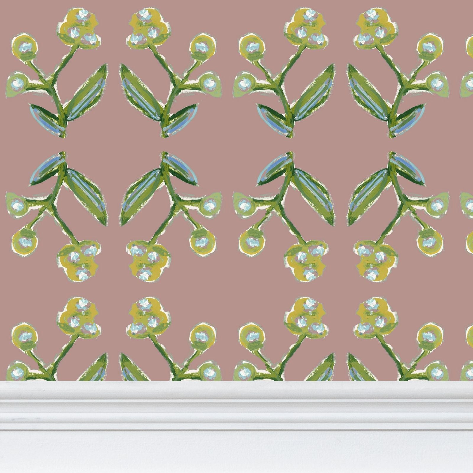 Antonia Wallpaper (Mauve)