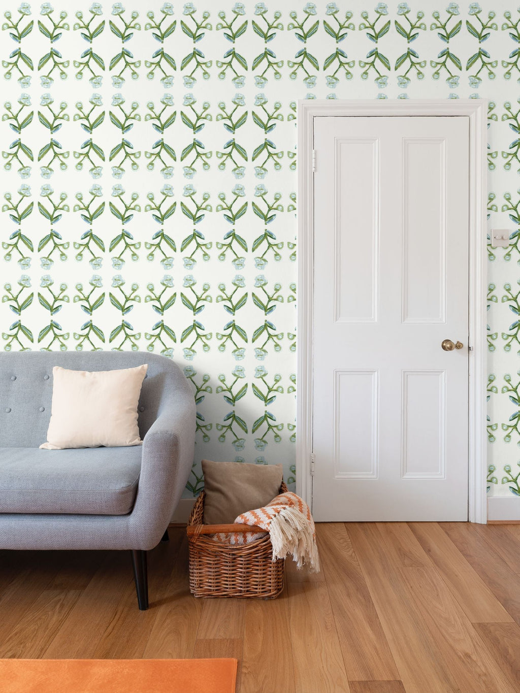 Antonia Wallpaper (Blue & Green)