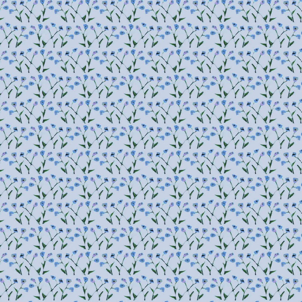 Genevieve Wallpaper (Periwinkle Multi)