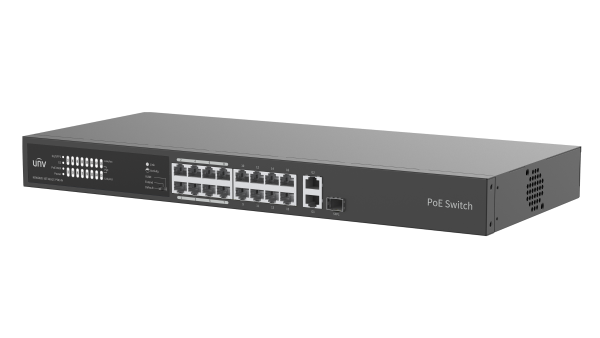 UNV NSW2020-16T1GT1GC-POE-IN 18-Port 250W PoE Switch with Gigabit Uplinks