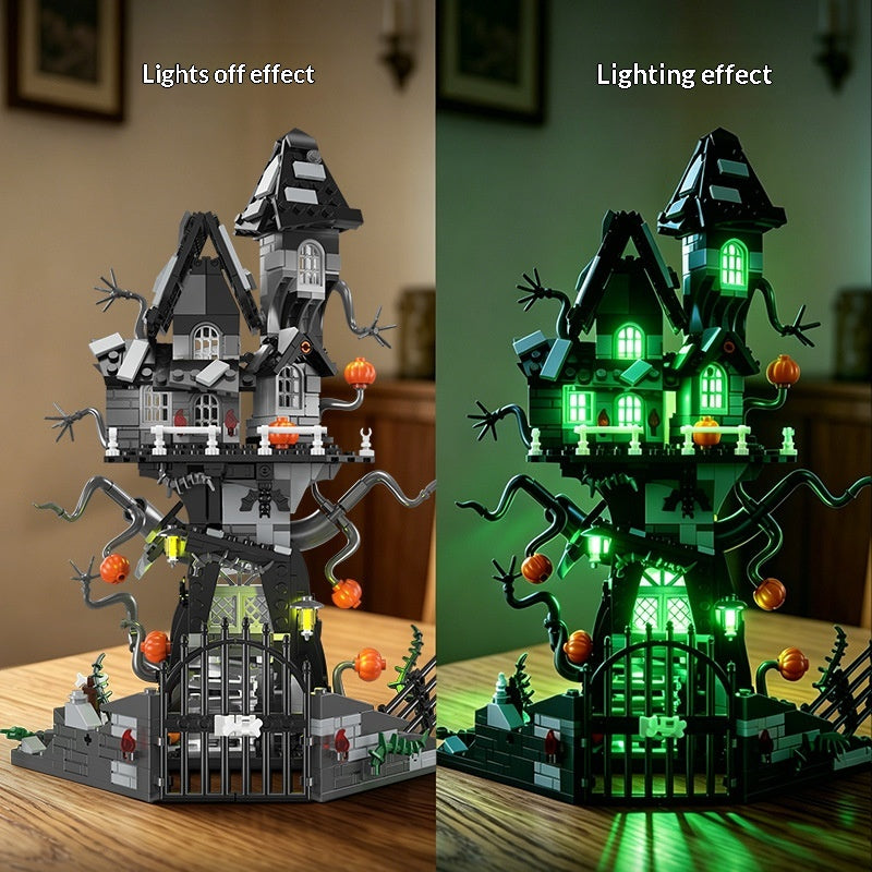 Ghost House Building Block Assembly Model Toy