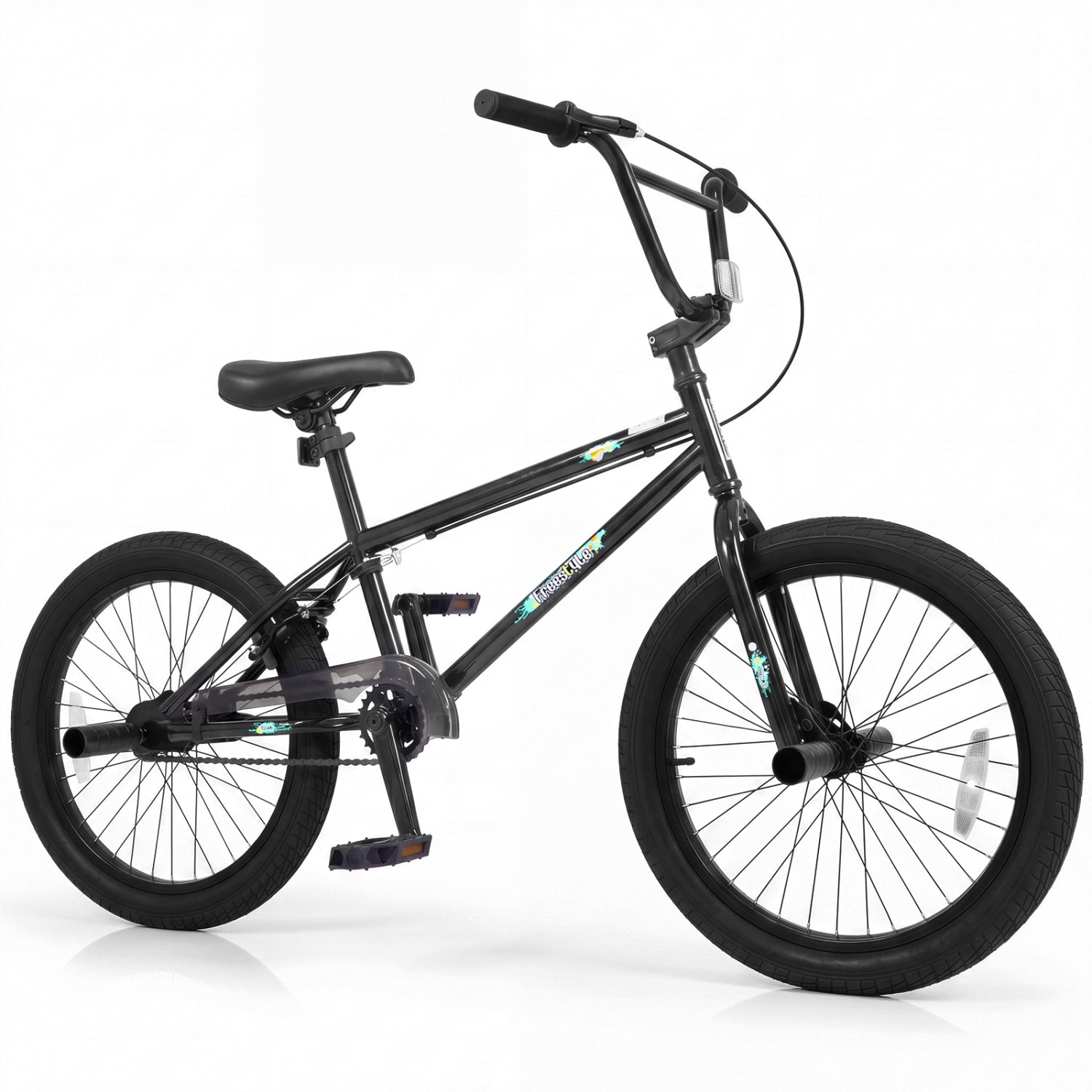 20 Inch BMX Trick Bike with 360° Steering for Kids & Teens