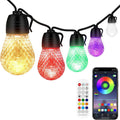 Colorful RGB Outdoor String Lights with App Control