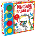 Dinosaur Sponge Art: With 4 Sponge Tools and 4 Jars of Paint - Paperback