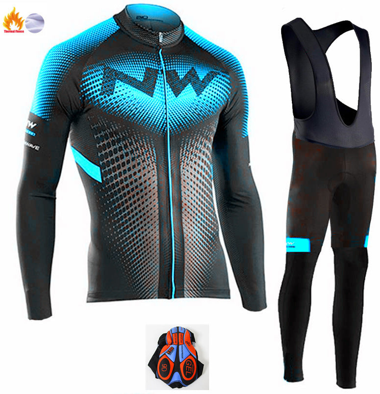 Cycling jersey long sleeve suit