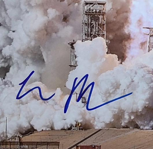 Elon Musk Signed 16x20 Framed SpaceX Tesla Photo ACOA FULL LOA ACOA